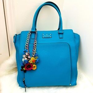 Kate Spade Fern Rose Baxter Street Purse